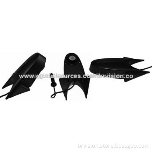 Shark-mounted Rear-view Camera for Fleet and Caravan, with IR LEDs for Surveillance